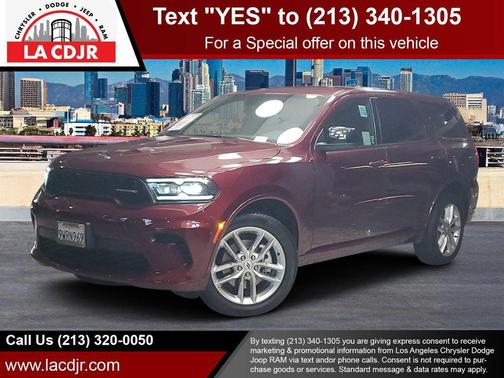 Red 2026 Dodge Durango GT