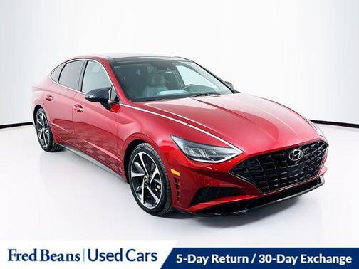 Ultimate Red 2023 Hyundai SONATA SEL Plus