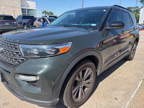 Green Metallic 2024 Ford Explorer XLT
