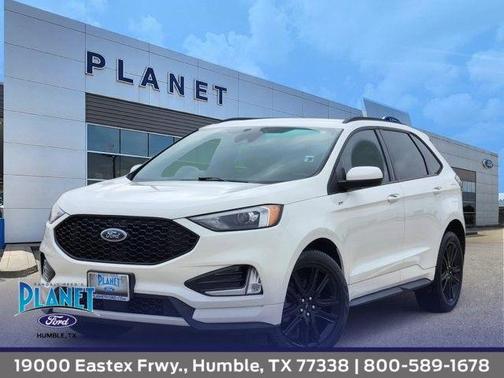 White Metallic 2022 Ford Edge ST Line