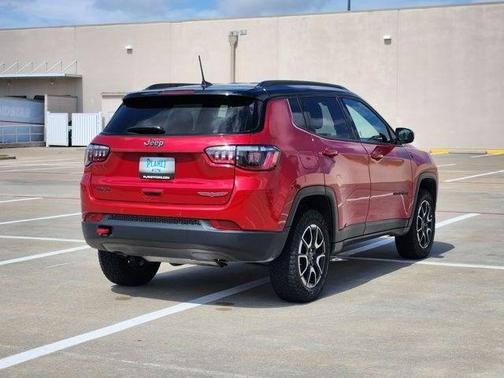 Red 2026 Jeep Compass Trailhawk