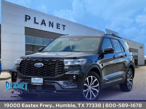 Black Metallic 2025 Ford Explorer ST-Line