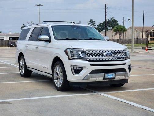 White Platinum 2019 Ford Expedition Max Platinum