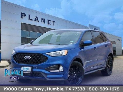Blue Metallic 2024 Ford Edge ST Line