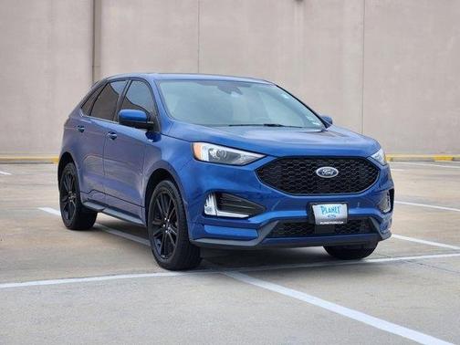 Atlas Blue Metallic 2024 Ford Edge ST Line