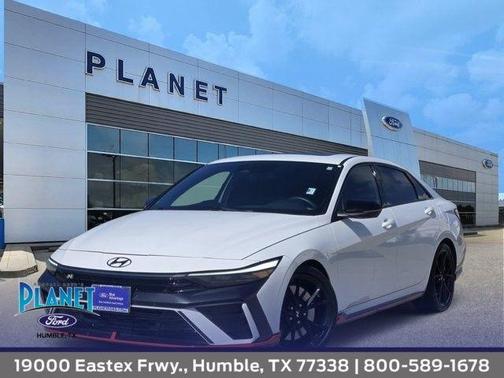 White 2025 Hyundai ELANTRA N Base