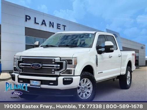 White Metallic 2022 Ford F-250 Limited Truck