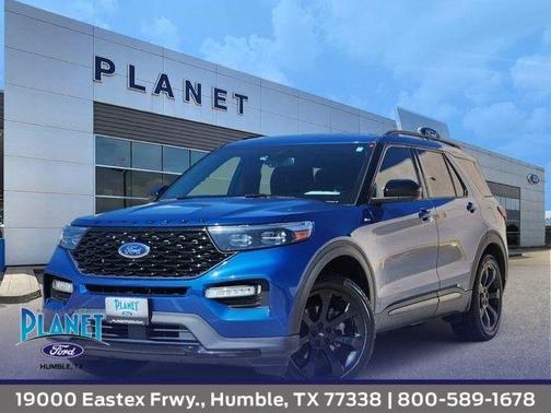 Blue Metallic 2022 Ford Explorer ST-Line