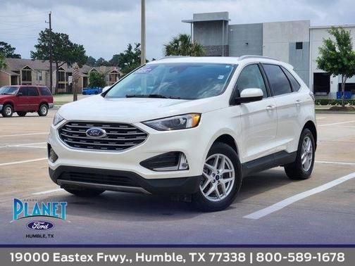 White Metallic 2022 Ford Edge SEL