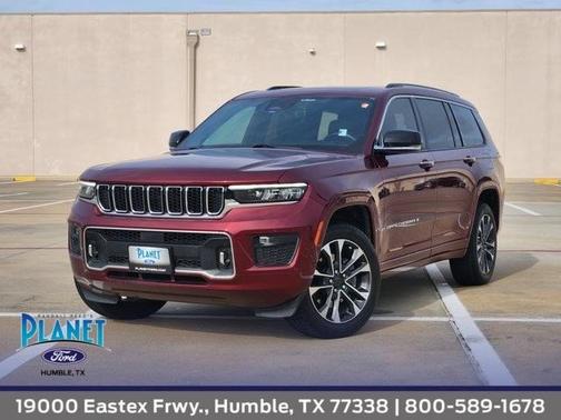 Velvet Red Pearlcoat 2022 Jeep Grand Cherokee L Overland SUV