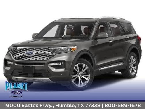 White Metallic 2022 Ford Explorer Platinum