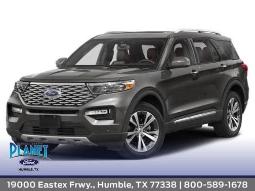 White Metallic 2022 Ford Explorer Platinum