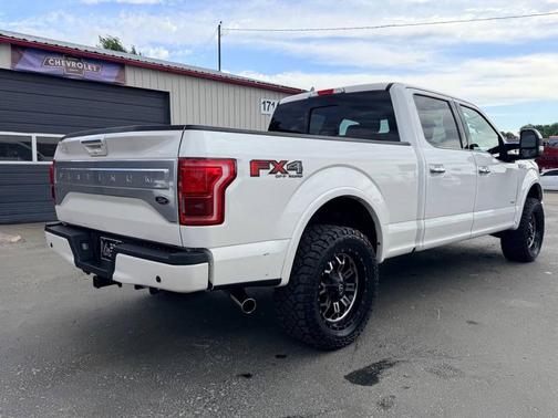 White Platinum Metallic Tri-Coat 2015 Ford F-150 Lariat