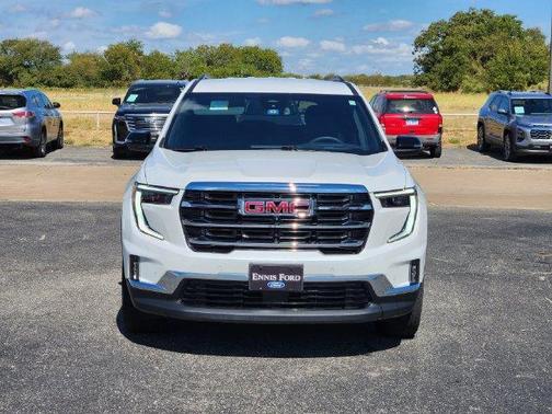 White Frost Tri-Coat 2025 GMC Acadia Elevation