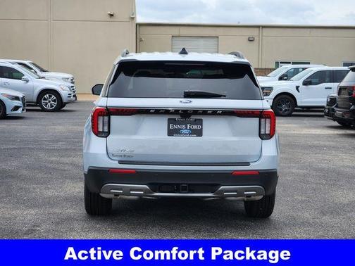 Space White Metallic 2026 Ford Explorer Active