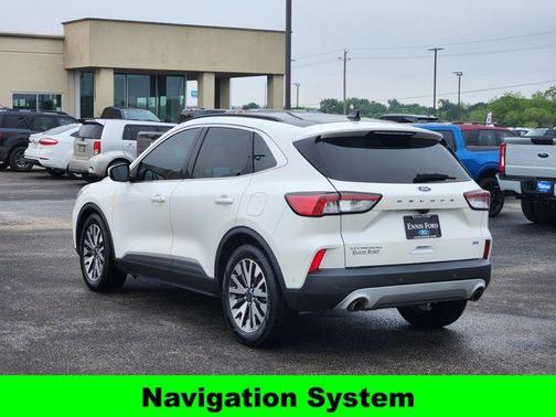Star White 2020 Ford Escape Titanium Hybrid