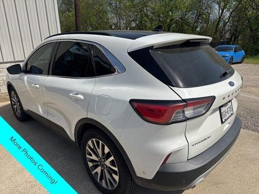 Star White 2020 Ford Escape Titanium Hybrid