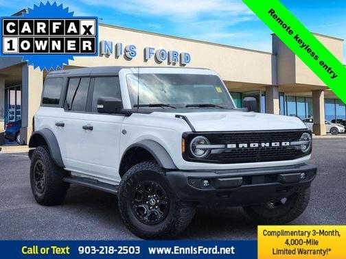 Oxford White 2022 Ford Bronco Wildtrak