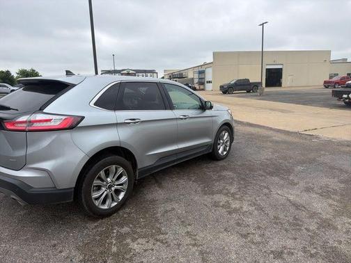 Silver Metallic 2024 Ford Edge Titanium
