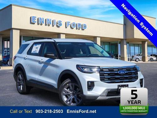 Space White Metallic 2026 Ford Explorer Active