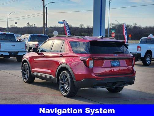 Rapid Red Metallic Tinted Clearcoat 2026 Ford Explorer ST-Line