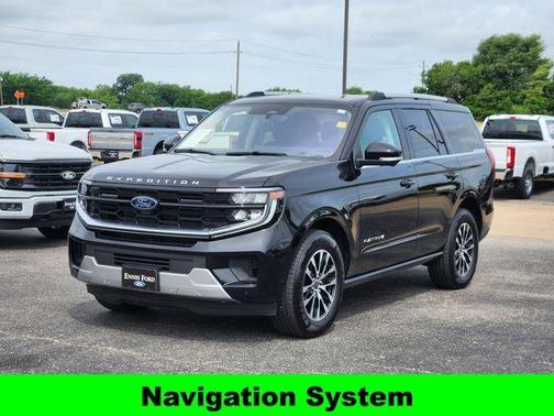 Agate Black Metallic 2025 Ford Expedition Platinum