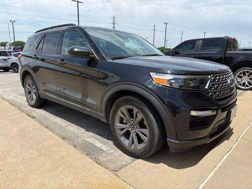 Agate Black Metallic 2023 Ford Explorer XLT