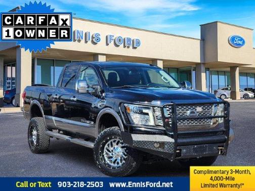 Magnetic Black 2018 Nissan Titan XD Platinum Reserve