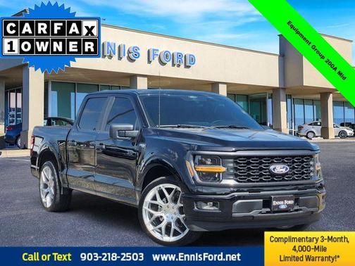 Agate Black Metallic 2025 Ford F-150 STX