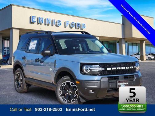 Azure Gray Metallic 2026 Ford Bronco Sport Outer Banks