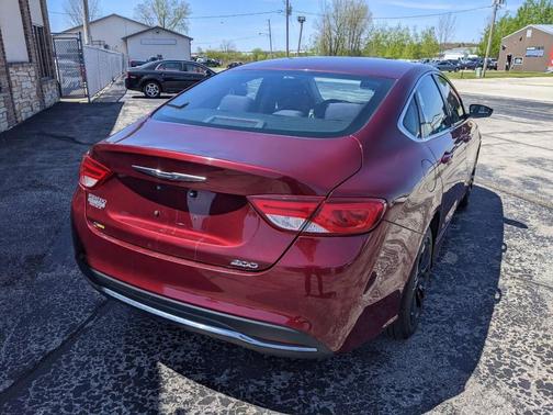 Velvet Red Pearlcoat 2015 Chrysler 200 Limited
