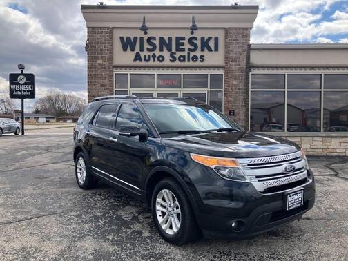 White Platinum Metallic Tri-Coat 2015 Ford Explorer XLT