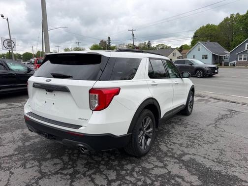 Star White Metallic Tri-Coat 2021 Ford Explorer XLT