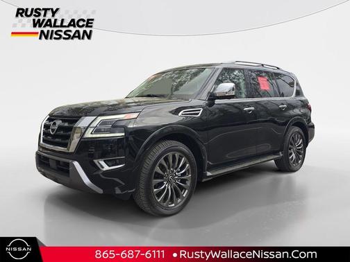 Super Black 2024 Nissan Armada Platinum