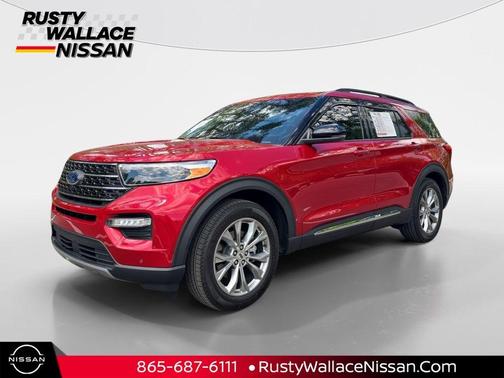 Red Metallic 2024 Ford Explorer XLT