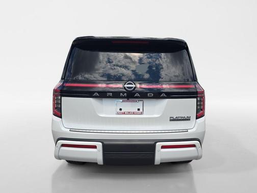 White / Black 2026 Nissan Armada Platinum Reserve