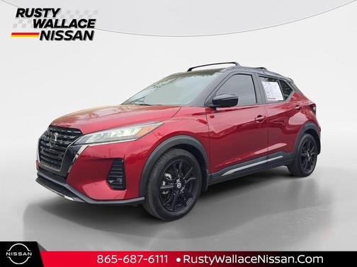 Red 2021 Nissan Kicks SR