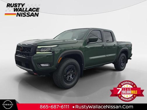 Green 2026 Nissan Frontier PRO-4X