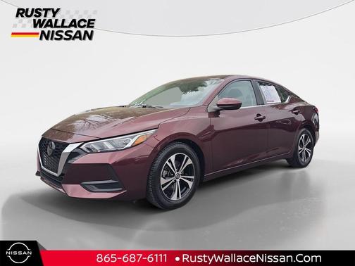 Rosewood Metallic 2021 Nissan Sentra SV
