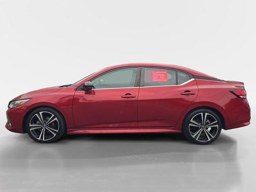 Scarlet Ember 2021 Nissan Sentra SR