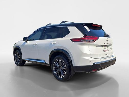 White / Black 2026 Nissan Rogue Platinum