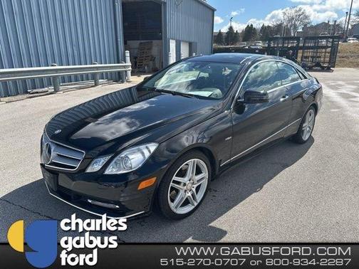 Black 2012 Mercedes-Benz E-Class E 350 4MATIC Coupe