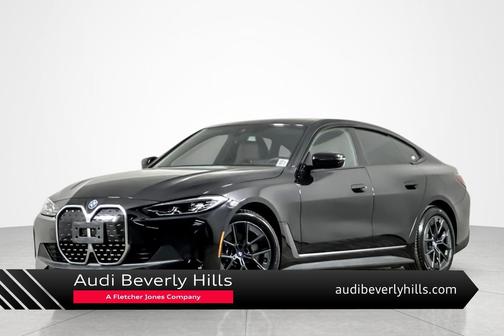 Black Sapphire Metallic 2023 BMW i4 Gran Coupe eDrive35