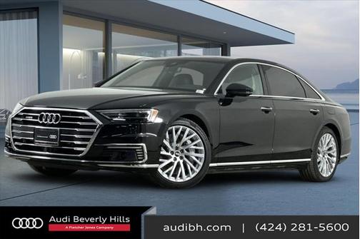 Mythos Black Metallic 2021 Audi A8 L 60