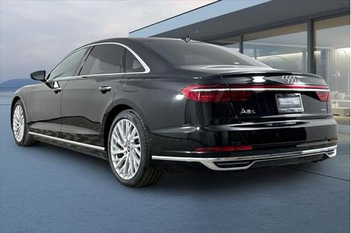 Mythos Black Metallic 2021 Audi A8 L 60
