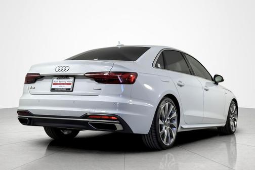 Glacier White Metallic 2020 Audi A4 45 Premium Plus