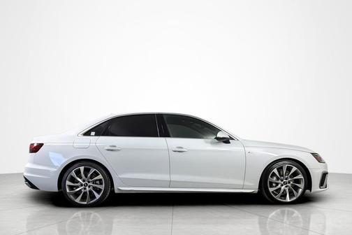 Glacier White Metallic 2020 Audi A4 45 Premium Plus