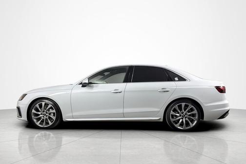 Glacier White Metallic 2020 Audi A4 45 Premium Plus