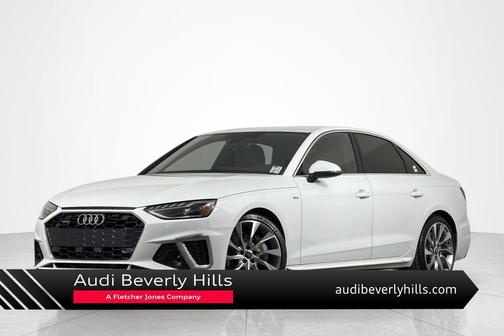 Glacier White Metallic 2020 Audi A4 45 Premium Plus