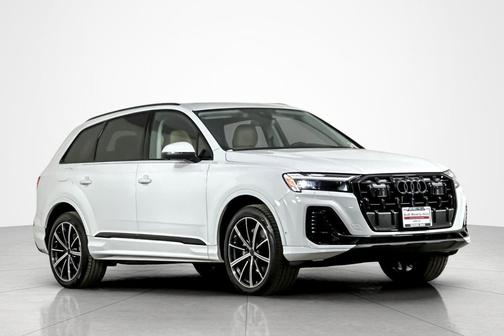 Glacier White Metallic 2026 Audi Q7 45 Premium Plus